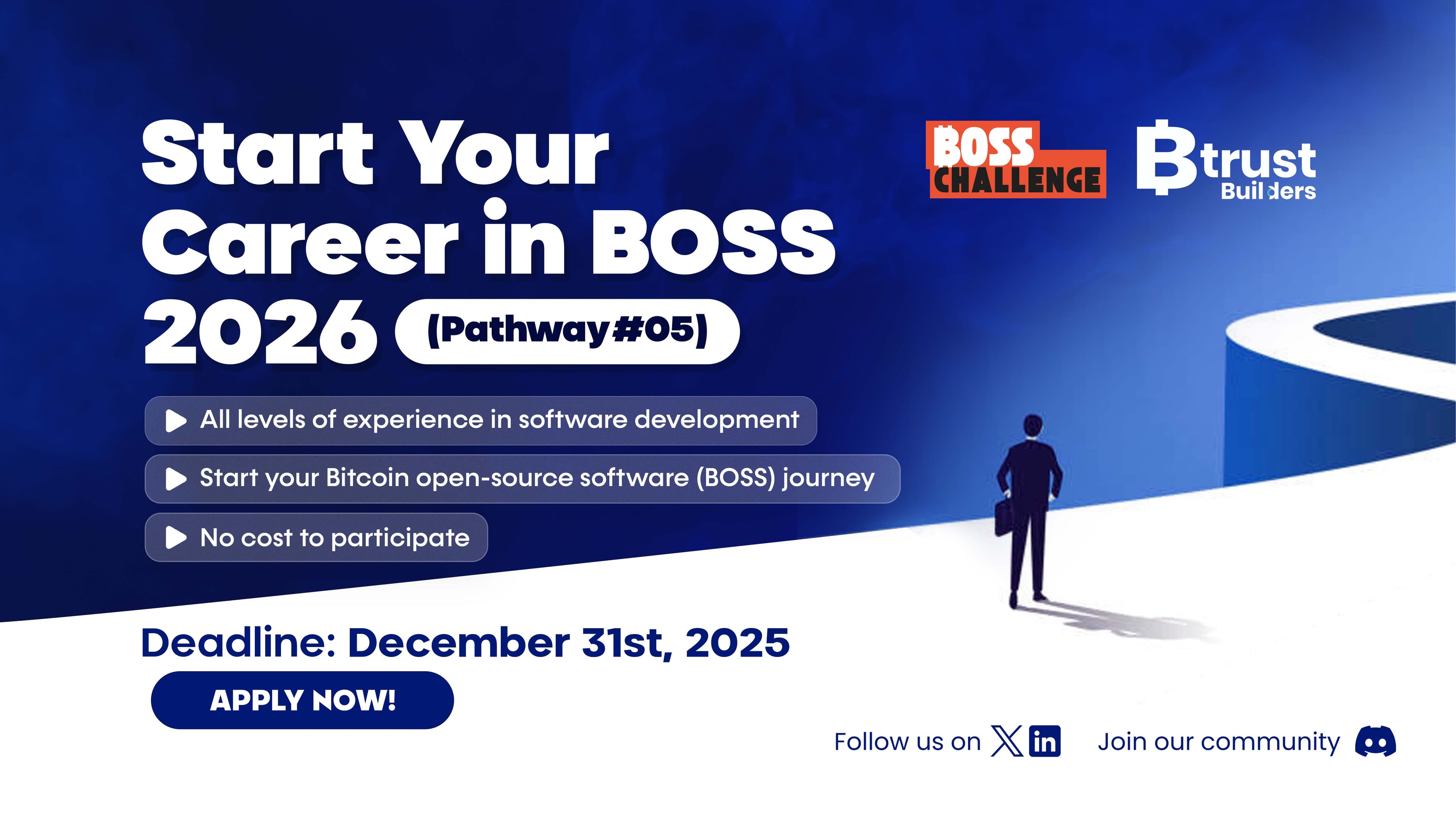 Btrust Builders & Chaincode Labs Partner Again for the 2026 BOSS Challenge